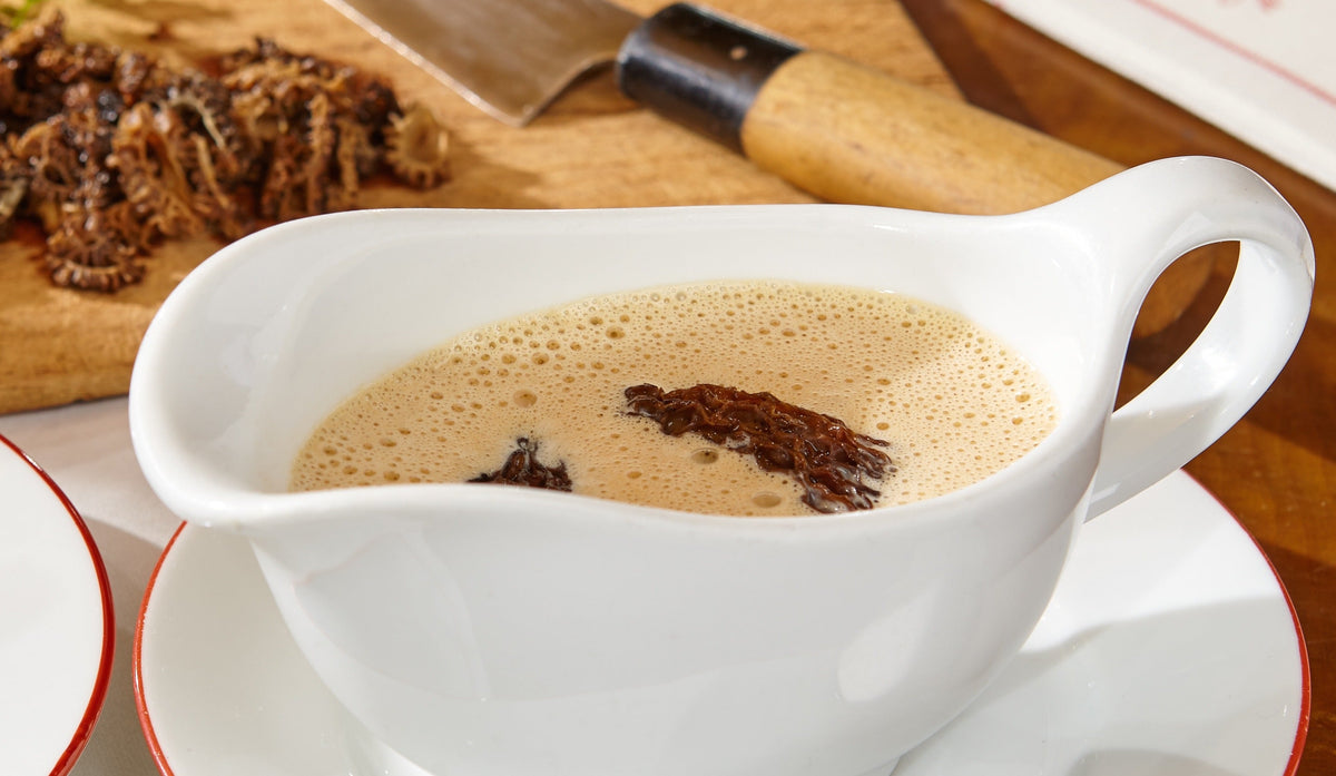 Sauciere mit Grashoff Morchelsauce