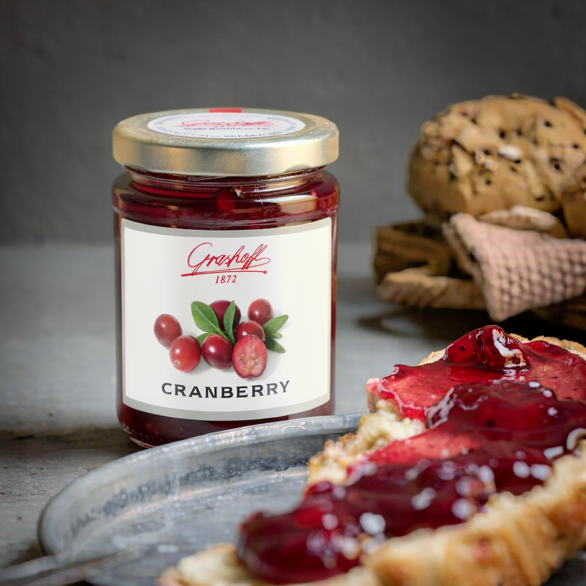 Cranberrykonfitüre