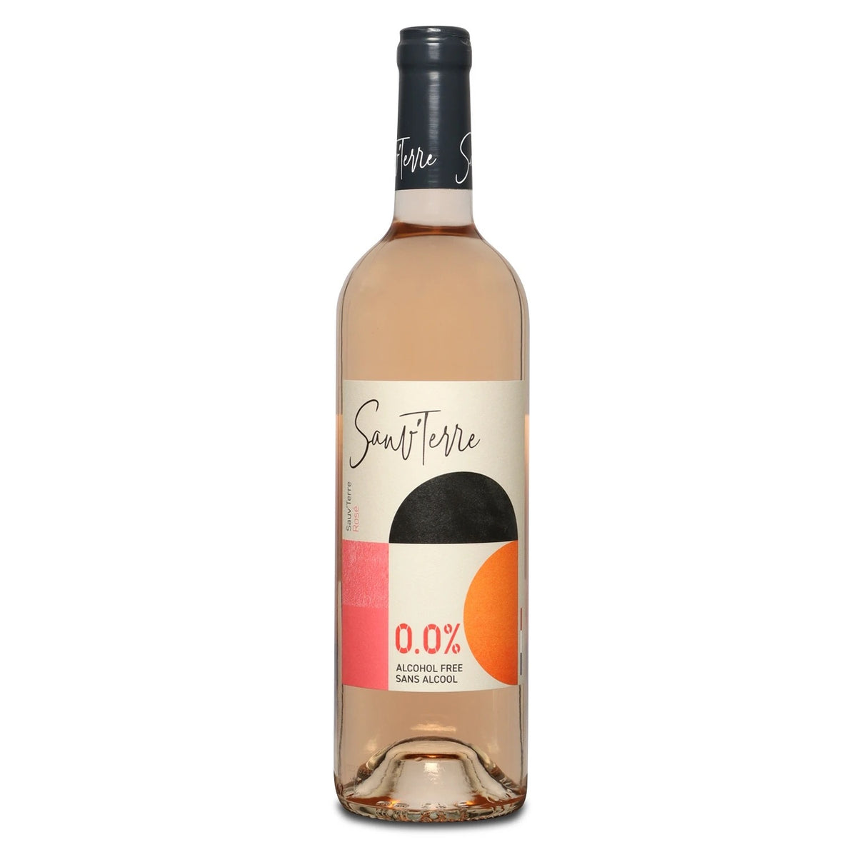 Flasche Rosé alkoholfrei