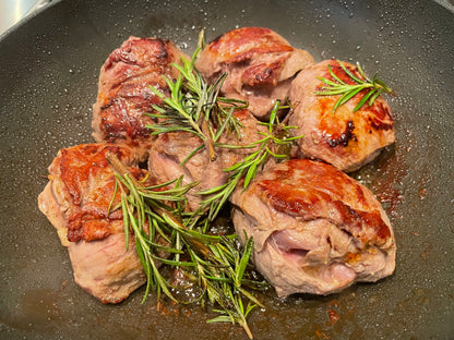 Steaks gebraten für Pfeffersauce